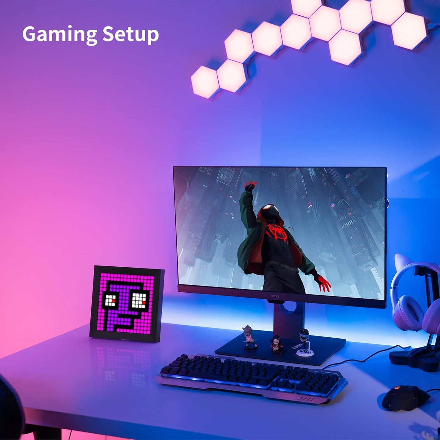 LED Light Display Panel Suit for RGB Light Bars, With Smart App Control