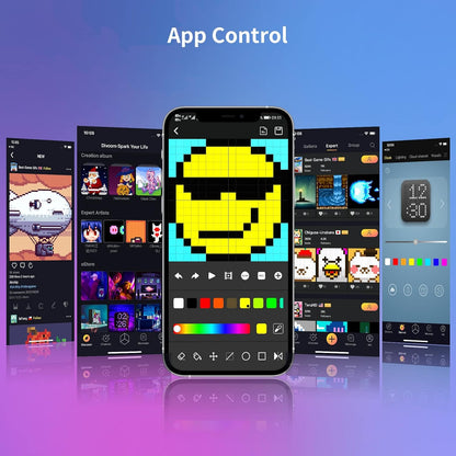 LED Light Display Panel Suit for RGB Light Bars, With Smart App Control 